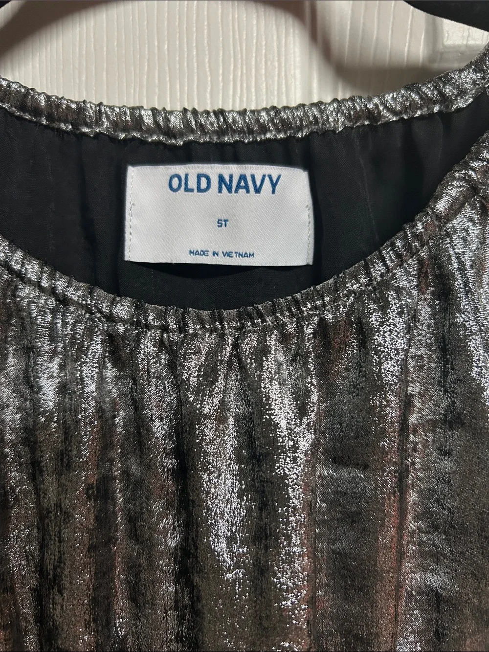 Old Navy Shimmering Silver Girls' Party Dress